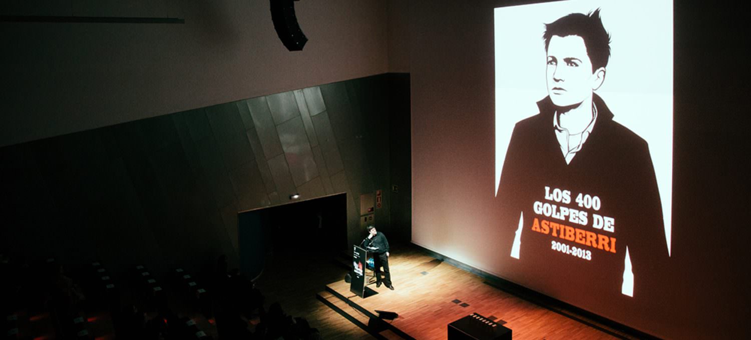 Presentación de Astiberri en los Premios Gràffica 2013
