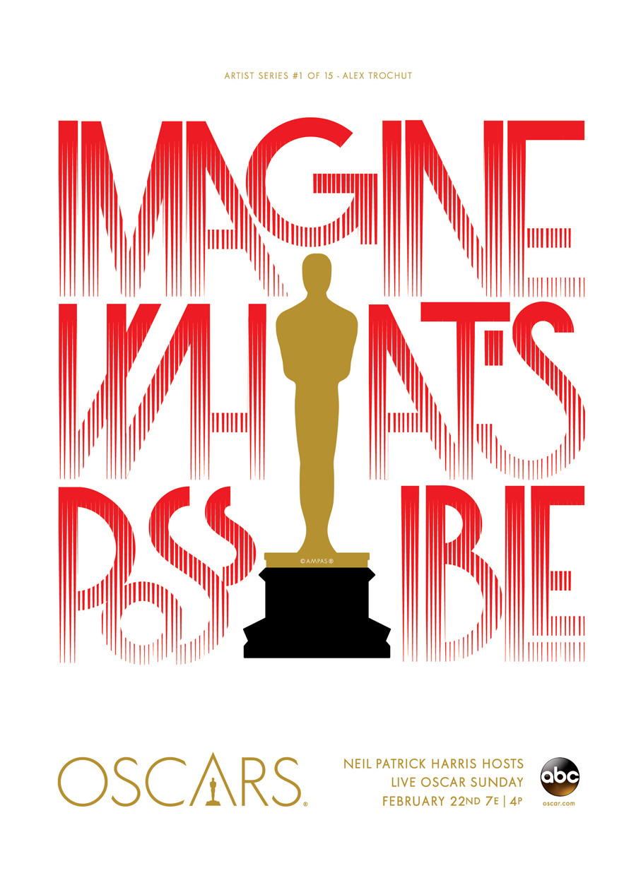 cartel Oscars - Alex Trochut - Premio Gràffica 2013