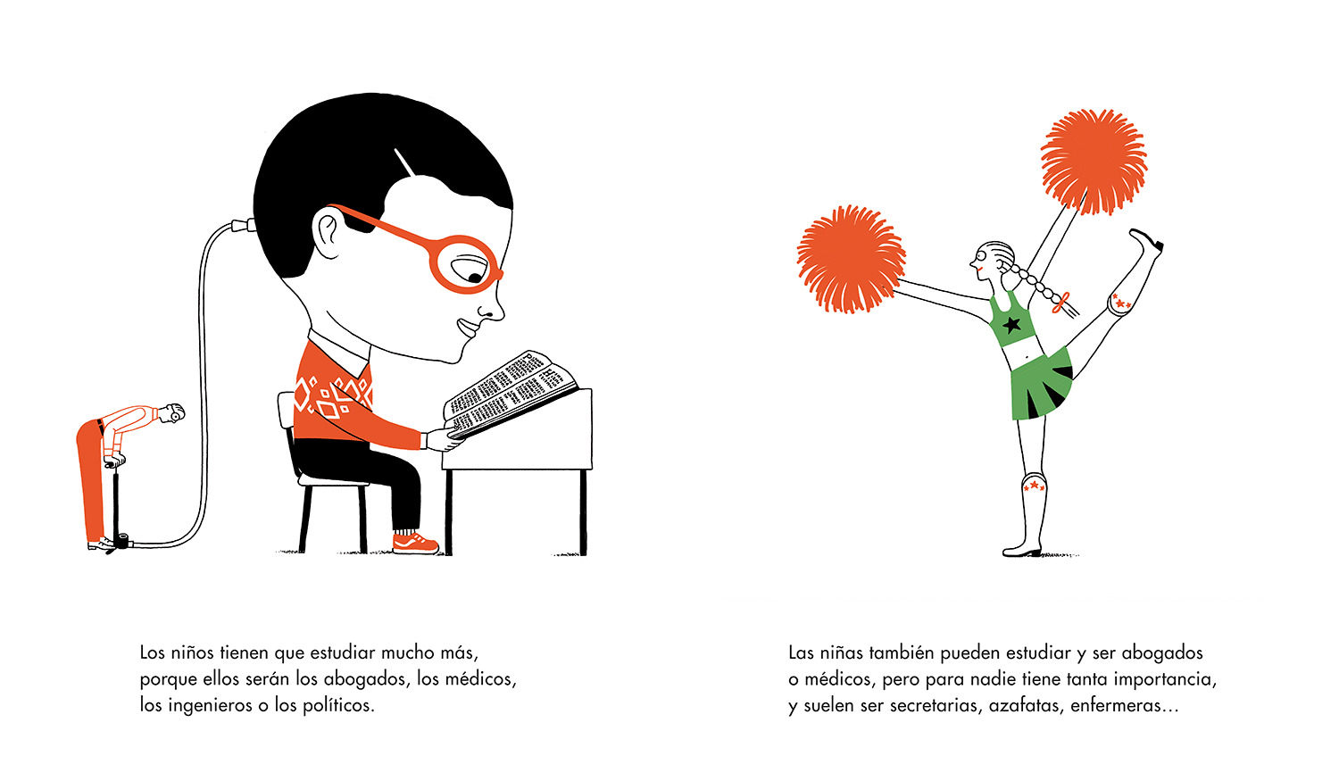 Luci Gutiérrez, ilustraciones elegantes e inteligentes que recrean el mundo civilizado en el que nos gustaría vivir