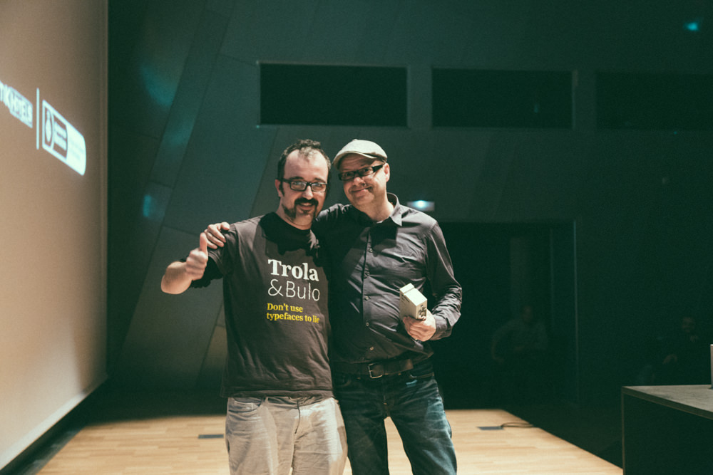 Andreu Balius y Jordi Embodas – Premios Gràffica 2013